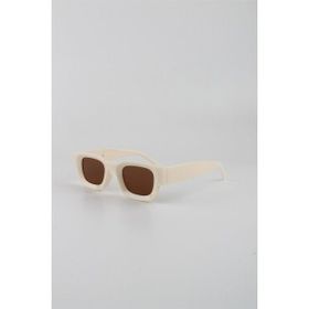By Marine G24FT2036R01 Krem UV400 Filtre Unisex Güneş Gözlüğü