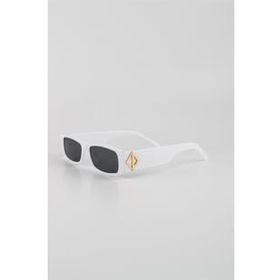 By Marine G24FT5378R02 Beyaz UV400 Filtre Kadın Güneş Gözlüğü