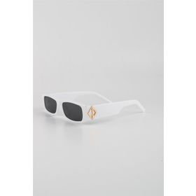 By Marine G24FT5378R02 Beyaz UV400 Filtre Kadın Güneş Gözlüğü