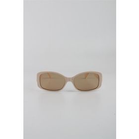 By Marine G24FT5R06 Krem UV400 Filtre Kadın Güneş Gözlüğü