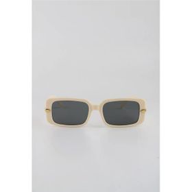 By Marine G24FT8R06 Krem UV400 Filtre Kadın Güneş Gözlüğü