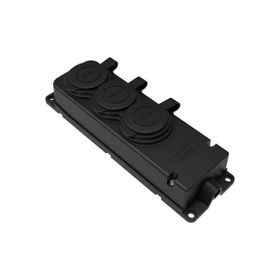 Byes BY10-105 1x16A 220V IP44 Kauçuk 3'lü Grup Priz