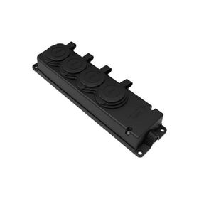 Byes BY10-106 1x16A 220V IP44 Kauçuk 4'lü Grup Priz