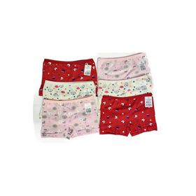 Byline 403 9-10 Yaş 6 Adet Kız Çocuk Desenli Penye Boxer