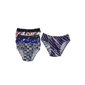Byline 504 9-10 Yaş 6 Adet Desenli Erkek Çocuk Slip
