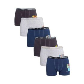 Byline 506 7-8 Yaş 6 Adet Düz Baskılı Erkek Çocuk Boxer