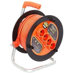 Bylion 3 x 1.5 mm 35 m Turuncu Makaralı Seyyar Uzatma Kablosu