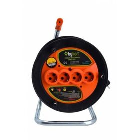Bylion 3 x 1.5 mm 35 m Turuncu Makaralı Seyyar Uzatma Kablosu