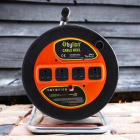 Bylion 3x1.5 mm 20 mt Plastik Makaralı Seyyar Uzatma Kablo ve Grup Priz