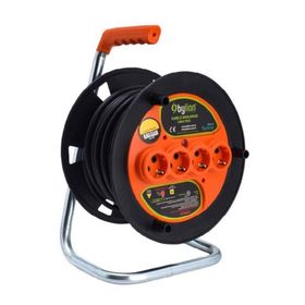 Bylion 3x1.5 mm 50 mt Makaralı Seyyar Uzatma Kablosu