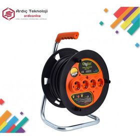 Bylion 3x2.5 mm 30 m Makaralı Seyyar Uzatma Kablosu