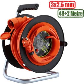 Bylion 3x2.5 mm 40 mt Makaralı Seyyar Uzatma Kablosu