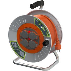 Bylion IP44 Metal Makaralı 50 m 3x2.5 mm Seyyar Uzatma Kablosu