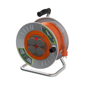 Bylion IP44 Metal Makaralı 50 m 3x2.5 mm Seyyar Uzatma Kablosu