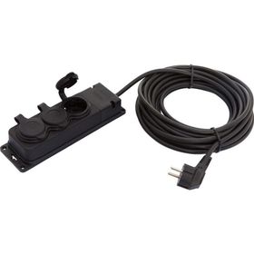 Bylion Kauçuk 3'lü Siyah 3x2.5 mm 20 mt Seyyar Uzatma Kablo