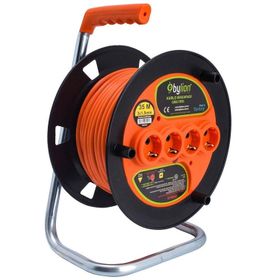 Bylion MK3515 4 Soketli 3x1.5 mm 35 mt Makaralı Kablo