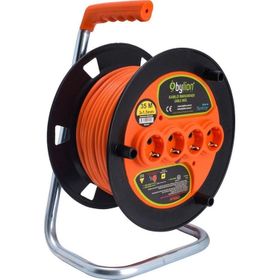 Bylion MK3515 4 Soketli 3x1.5 mm 35 mt Makaralı Kablo