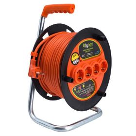 Bylion MK5015 4 Soketli 3x1.5 mm 50 mt Makaralı Kablo