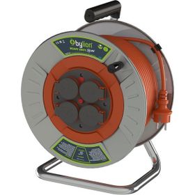 Bylion MK5025 Siyah 50 m Seyyar Makaralı Uzatma