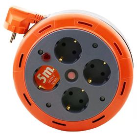 Bylion PHE-05310-F 5 mt 3x1 mm Makaralı Uzatma Kablosu