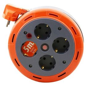 Bylion PHE-05310-F 5 mt 3x1 mm Makaralı Uzatma Kablosu