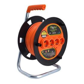 Bylion PMK-30325-F IP20 F Tipi 3x2.5 TTR 30 mt Turuncu Kablo Plastik Makara