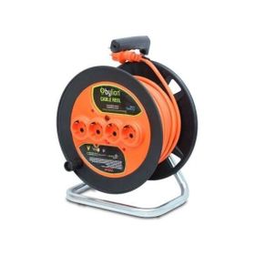 Bylion PMK-30325-F IP20 F Tipi 3x2.5 TTR 30 mt Turuncu Kablo Plastik Makara