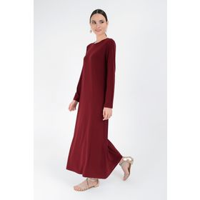 Bym Fashion 3202 Bordo Kadın Elbise