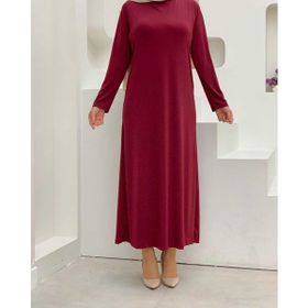 Bym Fashion 3202 Bordo Kadın Elbise