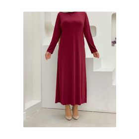 Bym Fashion 3202 Bordo Kadın Elbise