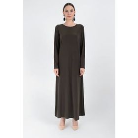 Bym Fashion 3202 Haki Kadın Elbise