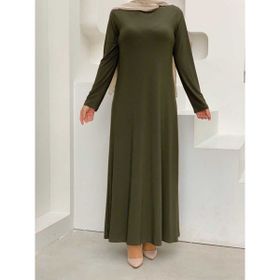 Bym Fashion 3202 Haki Kadın Elbise