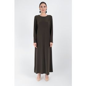 Bym Fashion 3202 Haki Kadın Elbise