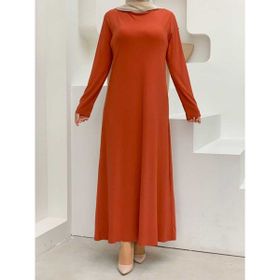 Bym Fashion 3202 Kiremit Kadın Elbise