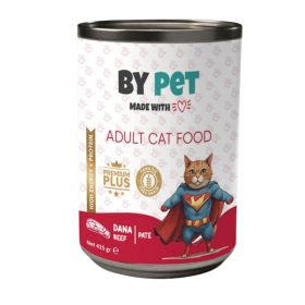 Bypet 24x415 gr Dana Etli Yetişkin Kedi Maması