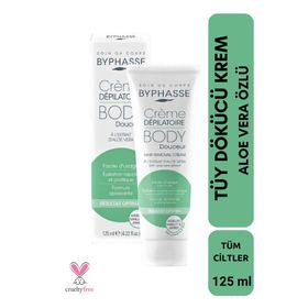 Byphasse 125 ml Aloe Vera Özlü Tüy Dökücü Krem