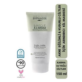 Byphasse 150 ml Akneye Eğilimli Gözenekli Ciltler İçin Arındırıcı Kil Maskesi