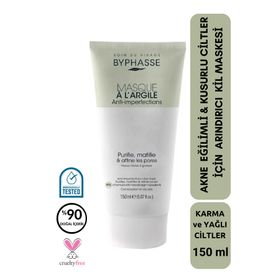 Byphasse 150 ml Akneye Eğilimli Gözenekli Ciltler İçin Arındırıcı Kil Maskesi