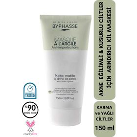 Byphasse 150 ml Akneye Eğilimli Gözenekli Ciltler İçin Arındırıcı Kil Maskesi