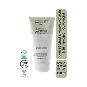 Byphasse 150 ml Akneye Eğilimli Gözenekli Ciltler İçin Arındırıcı Kil Maskesi
