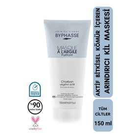 Byphasse 150 ml Aktif Bitkisel Kömür İçeren Arındırıcı Kil Maskesi