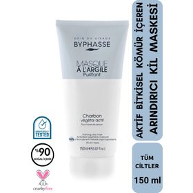 Byphasse 150 ml Aktif Bitkisel Kömür İçeren Arındırıcı Kil Maskesi