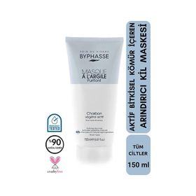 Byphasse 150 ml Aktif Bitkisel Kömür İçeren Arındırıcı Kil Maskesi