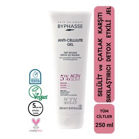 Byphasse 250 ml Selülit ve Çatlak Karşıtı Sıkılaştırıcı Detox Etkili Vücut Jeli