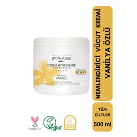 Byphasse 500 ml Vanilya Özlü Nemlendirici Vücut Kremi