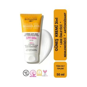 Byphasse Anti-Aging Renkli LigMediumht Yeni Nesil Güneş Filtreli Hibrit Formül 50 ml Sıvı Güneş Kremi