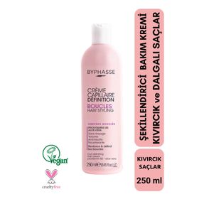 Byphasse Bukleli Saçlar İçin 250 ml Şekillendirici Bakım Kremi