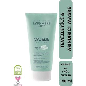 Byphasse Karma ve Yağlı Ciltler 150 ml Temizleyici Arındırıcı Maske
