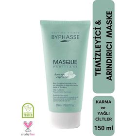 Byphasse Karma ve Yağlı Ciltler 150 ml Temizleyici Arındırıcı Maske