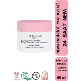 Byphasse Nemlendirici 24 Saat Nem 50 ml Gece Gündüz Yüz Bakım Kremi